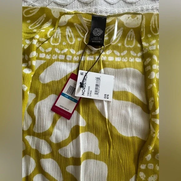 Vince Camuto Citron Floral Kimono Top Ruana, Open Wrap OSFM - Picture 9 of 16